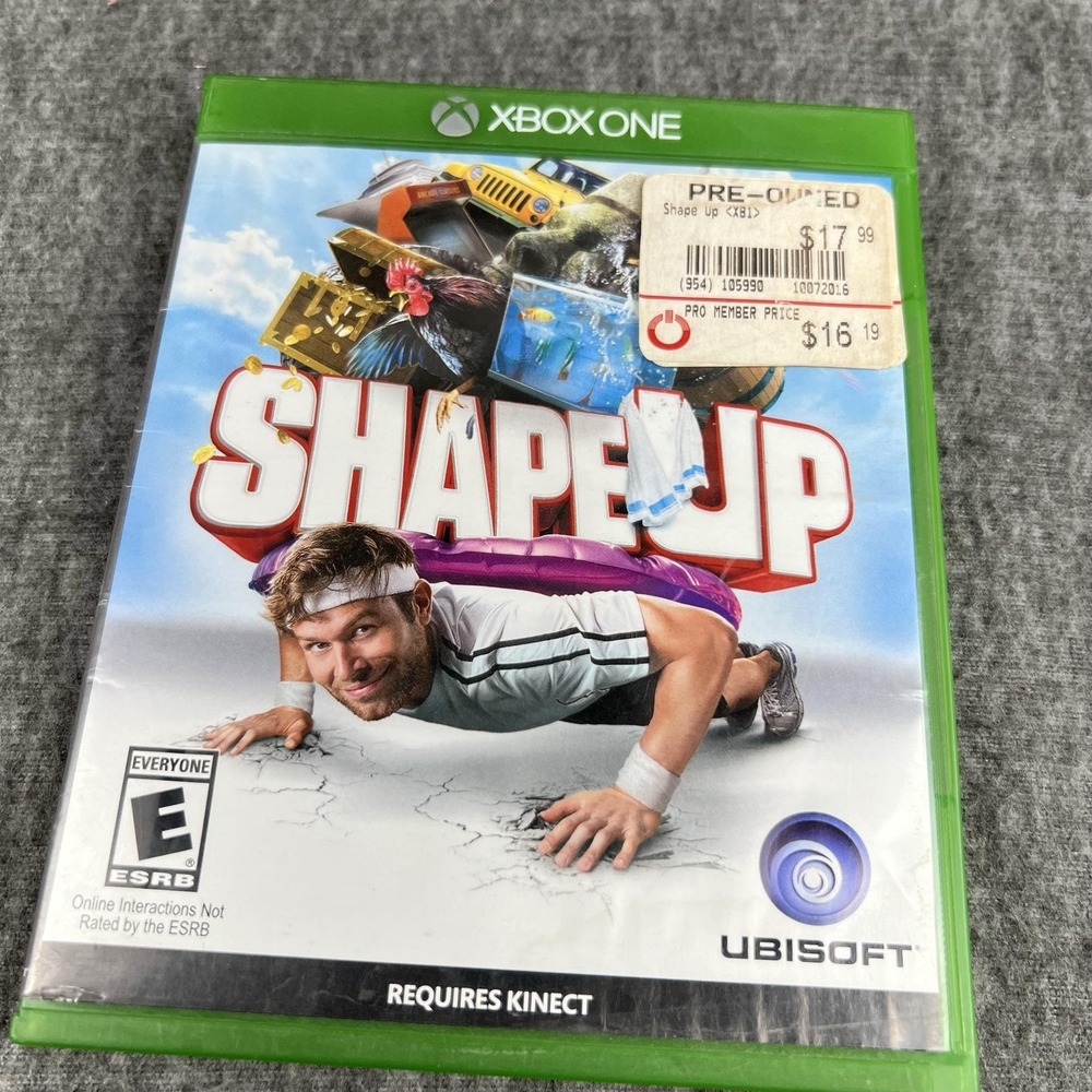 Shape Up Xbox One Game Ubisoft E Region Free Kinect Fitness Workout 2014 CIB